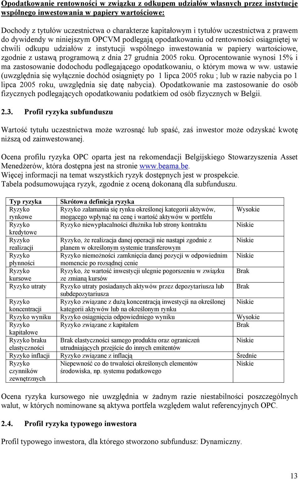 ustawą programową z dnia 27 grudnia 2005 roku. Oprocentowanie wynosi 15% i ma zastosowanie dodochodu podlegającego opodatkowaniu, o którym mowa w ww.