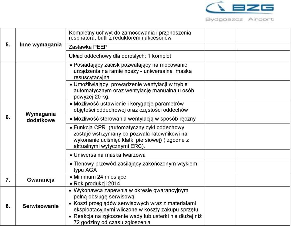 mocowanie urządzenia na ramie noszy - uniwersalna maska resuscytacyjna Umożliwiający prowadzenie wentylacji w trybie automatycznym oraz wentylację manualna u osób powyżej 20 kg.