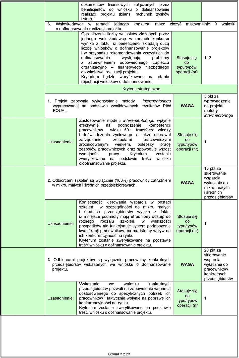 Ograniczenie liczby wniosków złożonych przez jednego wnioskodawcę w ramach konkursu wynika z faktu, iż beneficjenci składają dużą liczbę wniosków o finansowanie projektów i w przypadku rekomenwania