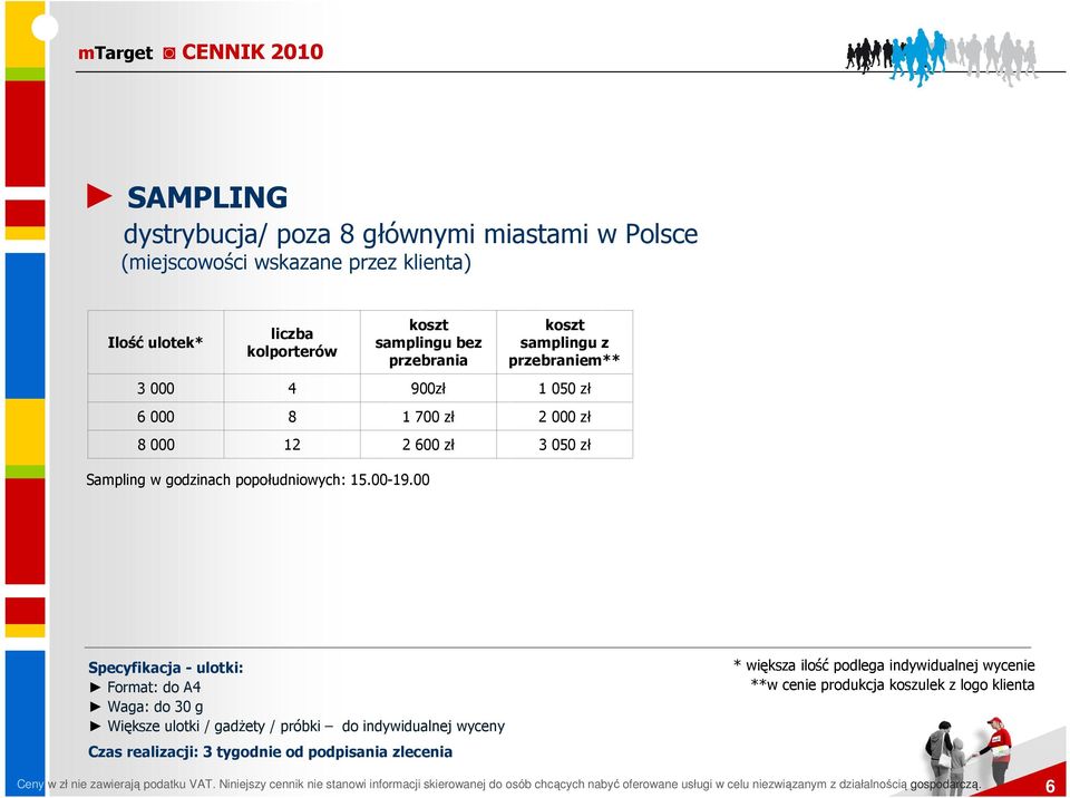 popołudniowych: 15.00-19.