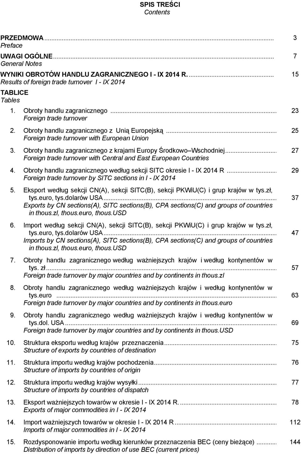 Obroty handlu zagranicznego z krajami Europy Środkowo Wschodniej... Foreign trade turnover with Central and East European Countries 4.