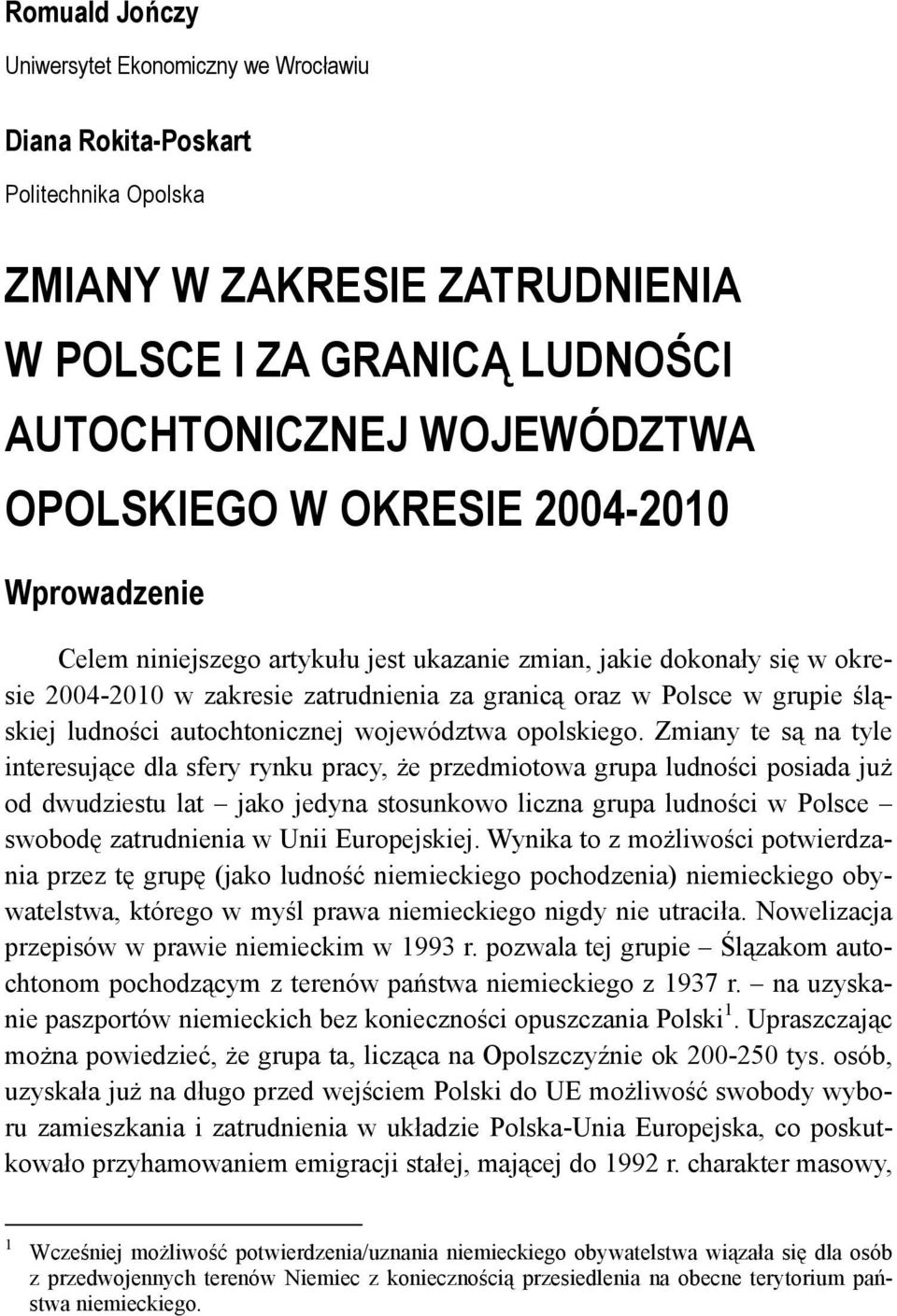 autochtonicznej województwa opolskiego.