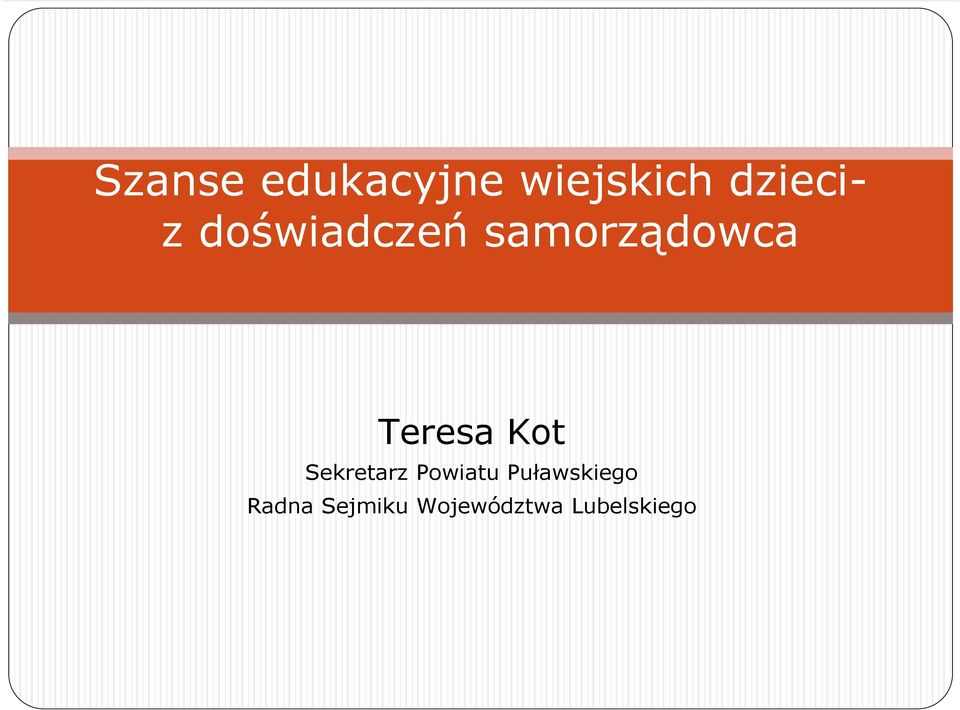 Teresa Kot Sekretarz Powiatu