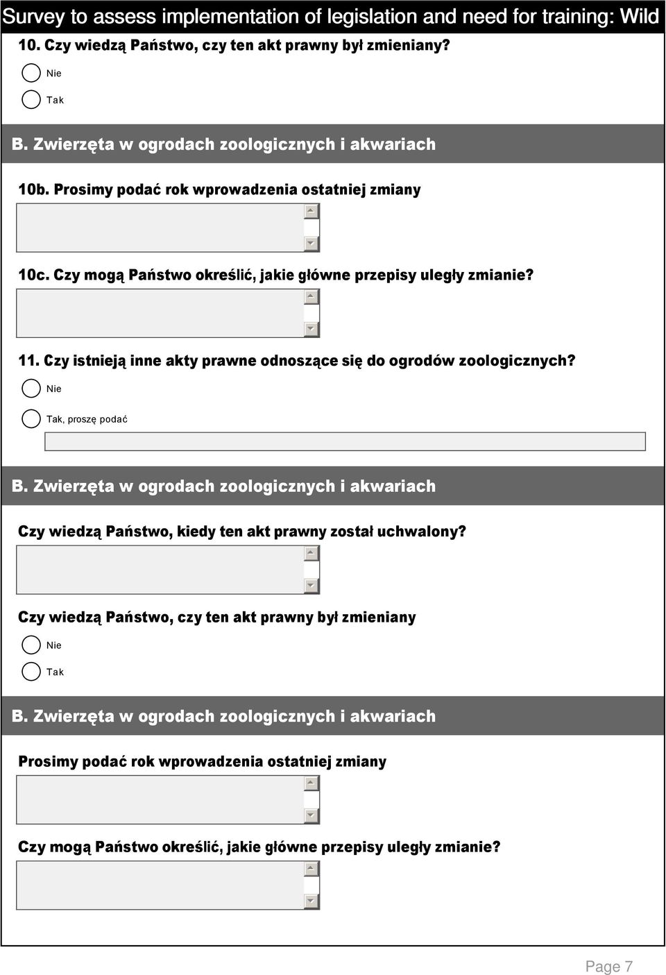 Czy istnieją inne akty prawne odnoszące się do ogrodów zoologicznych?