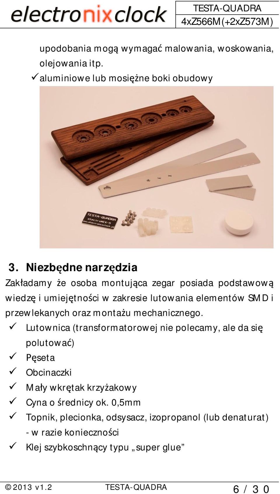 przewlekanych oraz monta u mechanicznego.