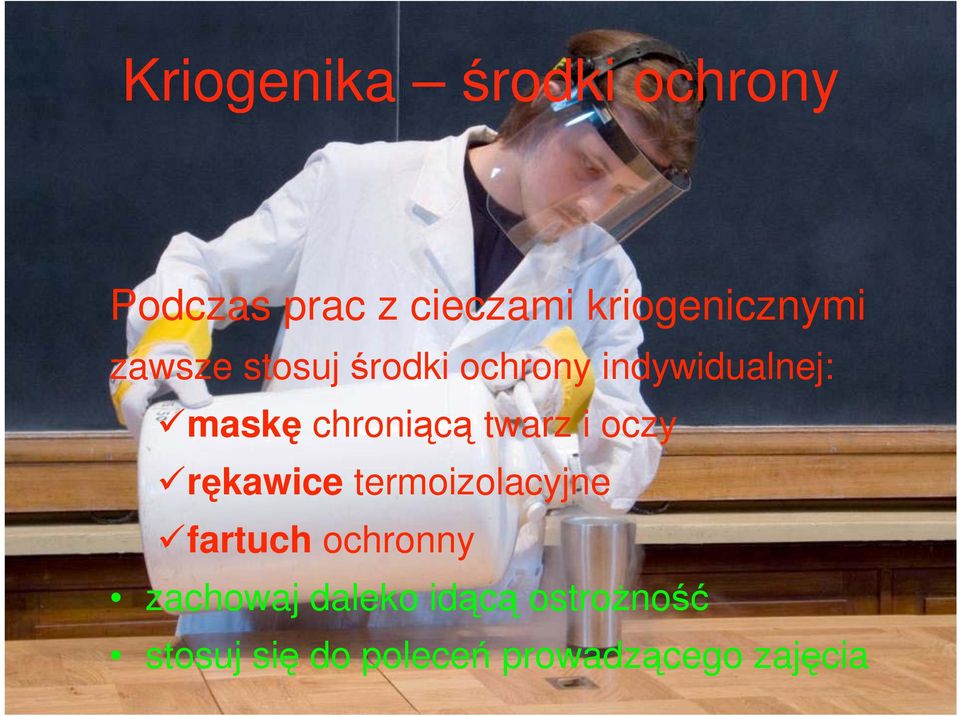 mask chroni c twarz i oczy r kawice termoizolacyjne fartuch