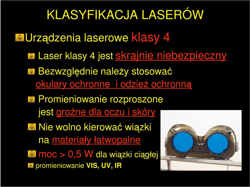 Promieniowanie rozproszone jest gro ne dla oczu i skóry Nie wolno kierowa wi