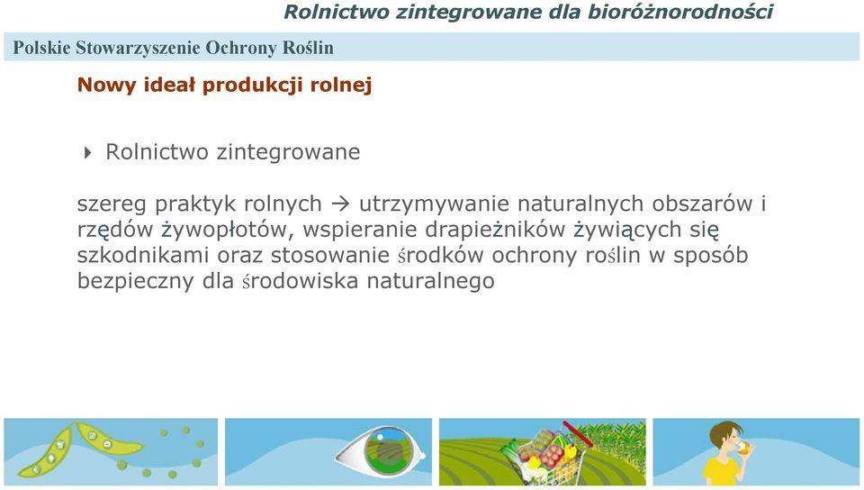 obszarów i rzêdów ywopùotów, wspieranie drapie ników ywi¹cych siê