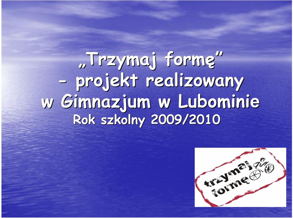 w Gimnazjum w