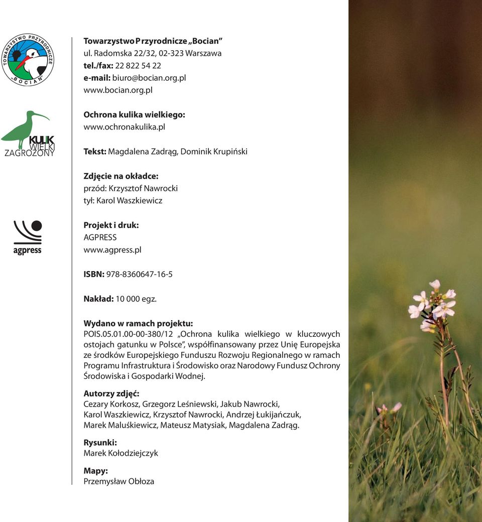 Wydano w ramach projektu: POIS.05.01.