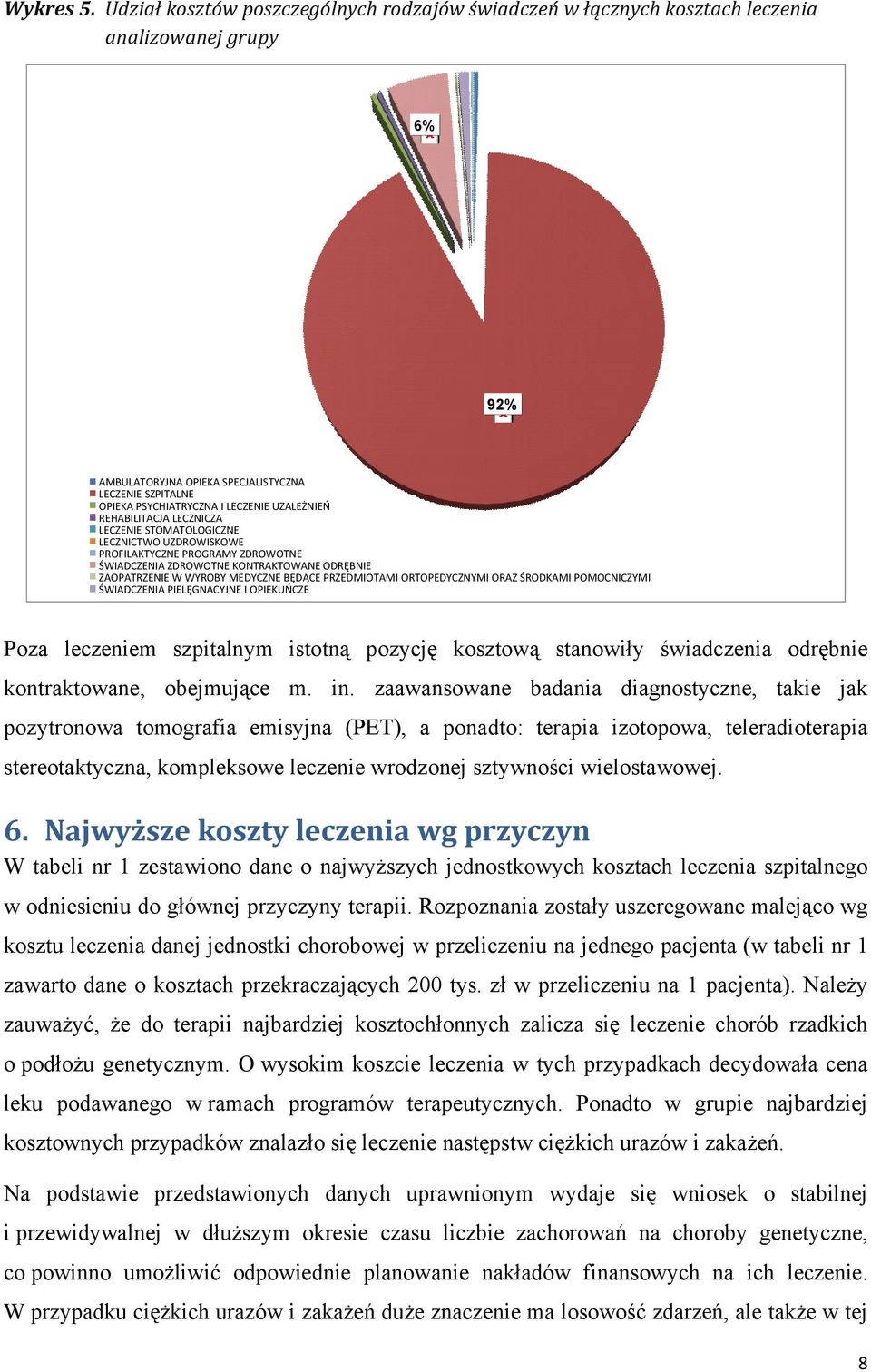 UZALEŻNIEŃ REHABILITACJA LECZNICZA LECZENIE STOMATOLOGICZNE LECZNICTWO UZDROWISKOWE PROFILAKTYCZNE PROGRAMY ZDROWOTNE ŚWIADCZENIA ZDROWOTNE KONTRAKTOWANE ODRĘBNIE ZAOPATRZENIE W WYROBY MEDYCZNE