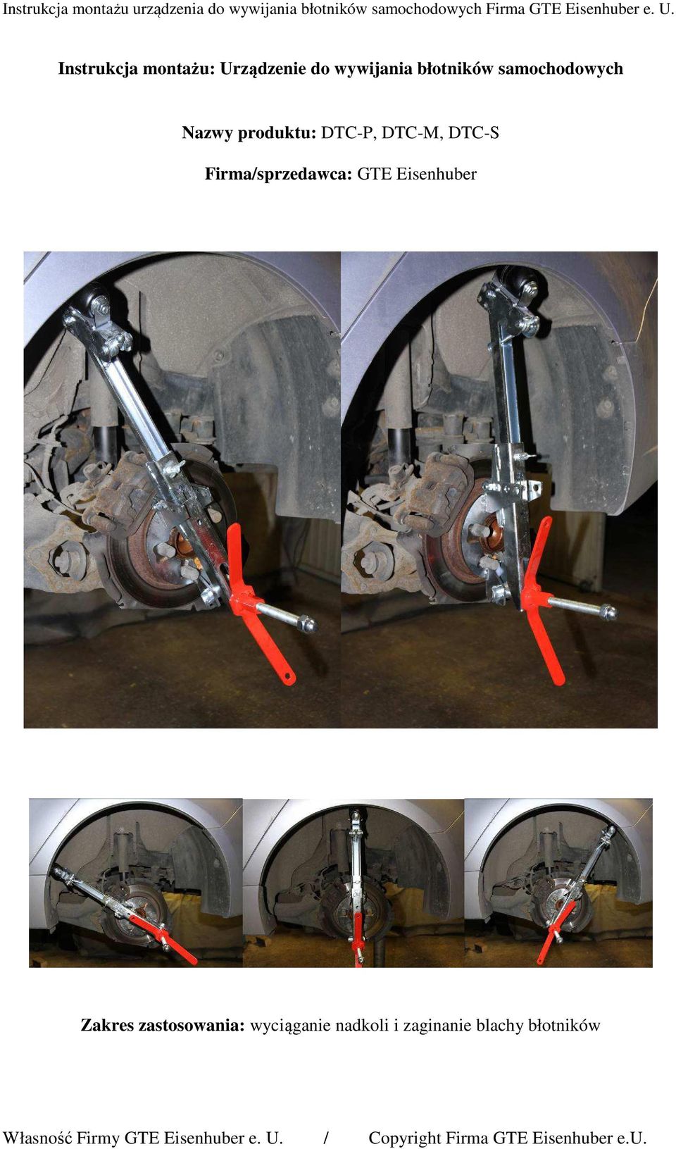 DTC-M, DTC-S Firma/sprzedawca: GTE Eisenhuber