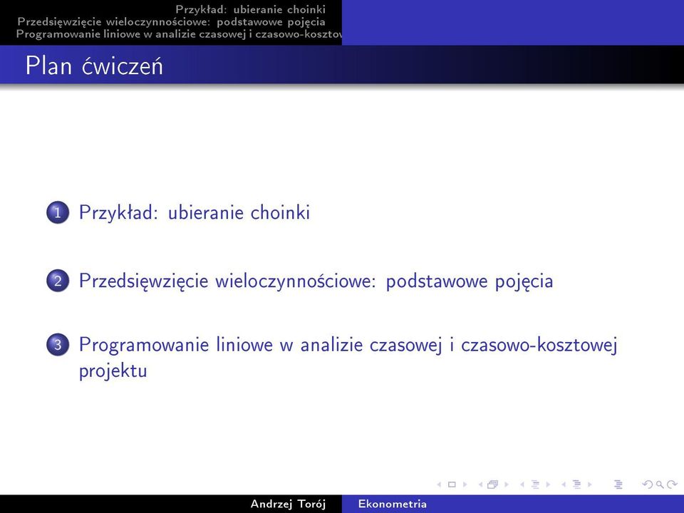 Programowanie liniowe w