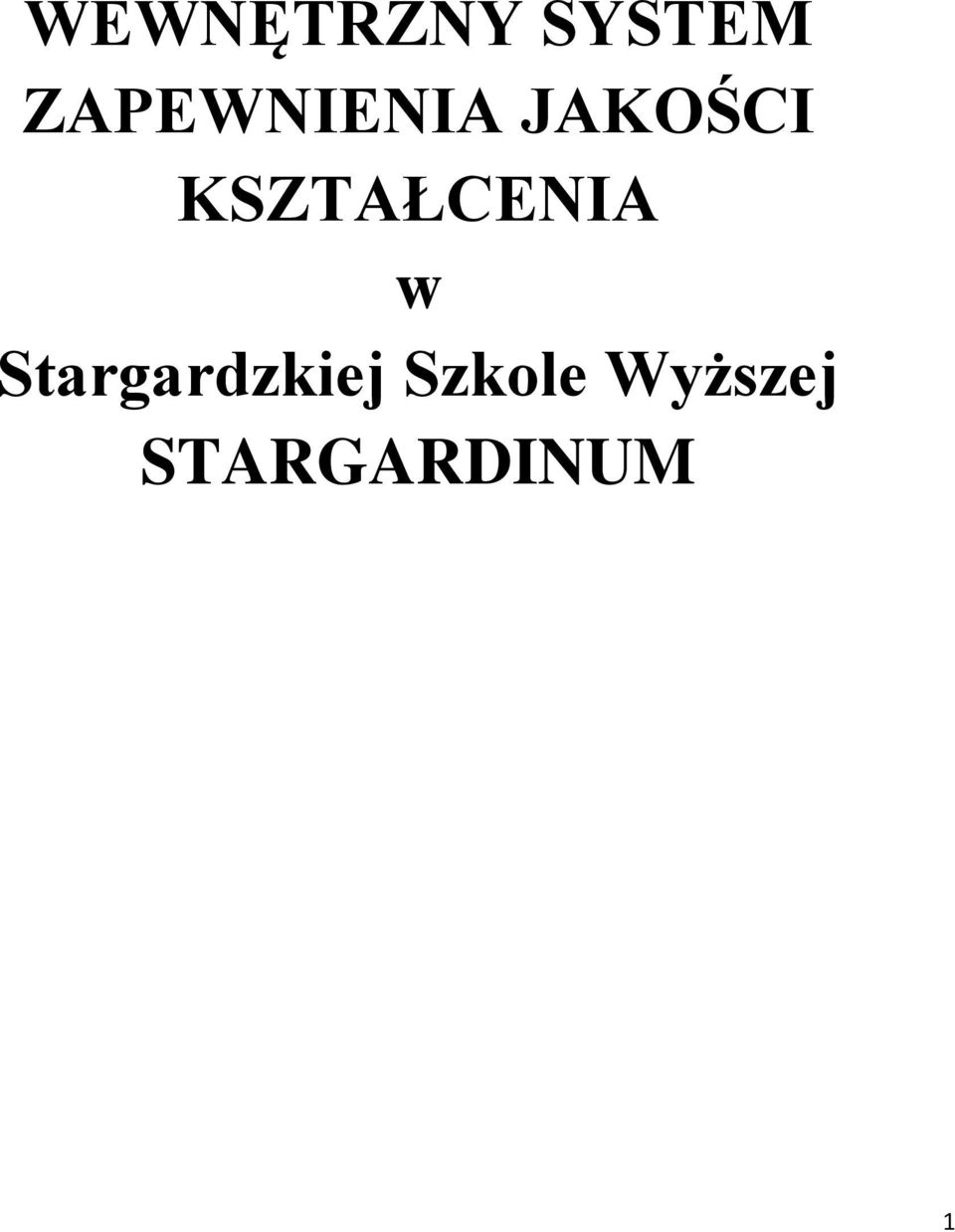 KSZTAŁCENIA w