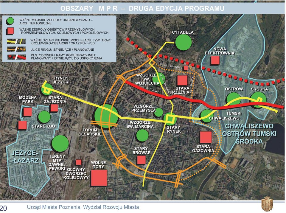 ODCINEK I RAMY KOMUNIKACYJNEJ: PLANOWANY / ISTNIEJ CY, DO USPOKOJENIA NOWA ELEKTROWNIA UL.