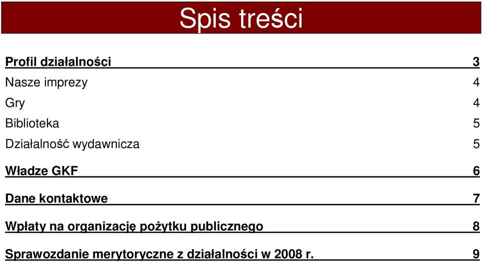 kontaktowe 7 Wpłaty na organizację pożytku publicznego