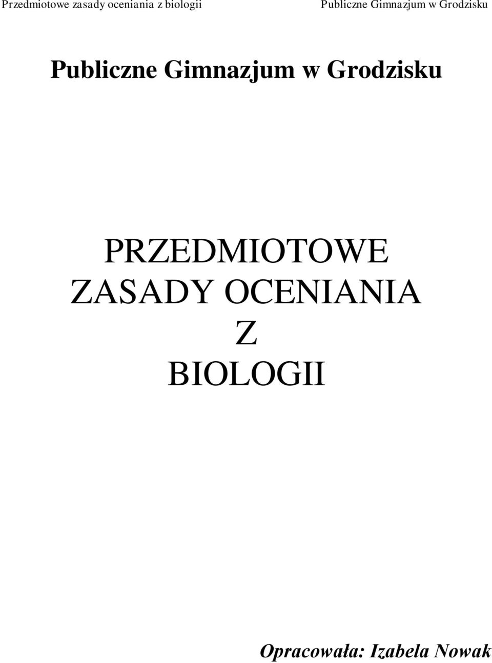 Z BIOLOGII