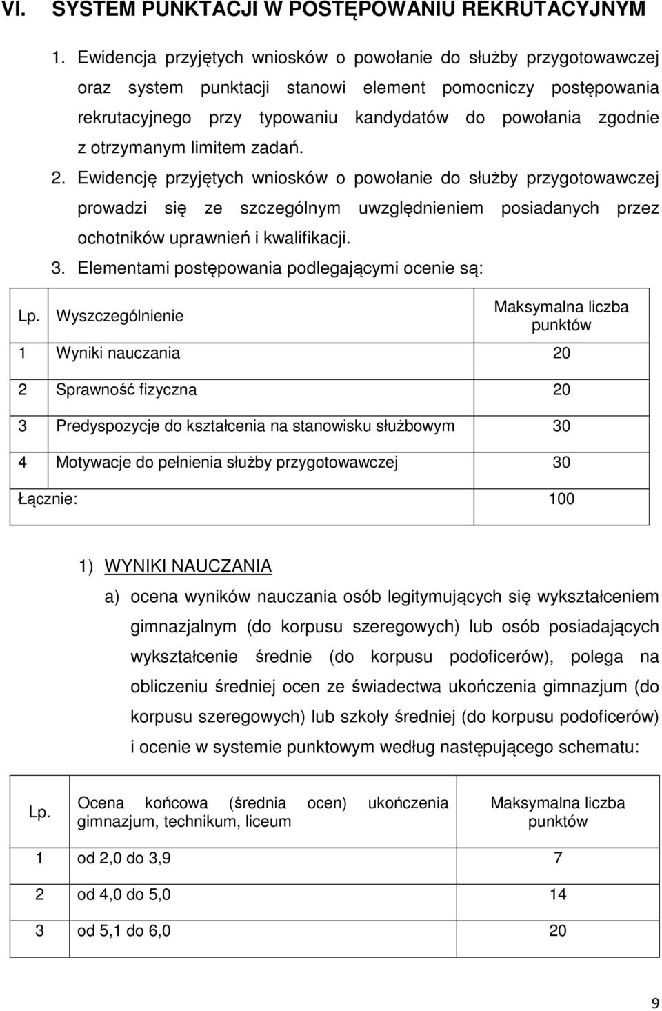 otrzymanym limitem zadań. 2. Ewidencję przyjętych wniosków o powołanie do służby przygotowawczej prowadzi się ze szczególnym uwzględnieniem posiadanych przez ochotników uprawnień i kwalifikacji. 3.