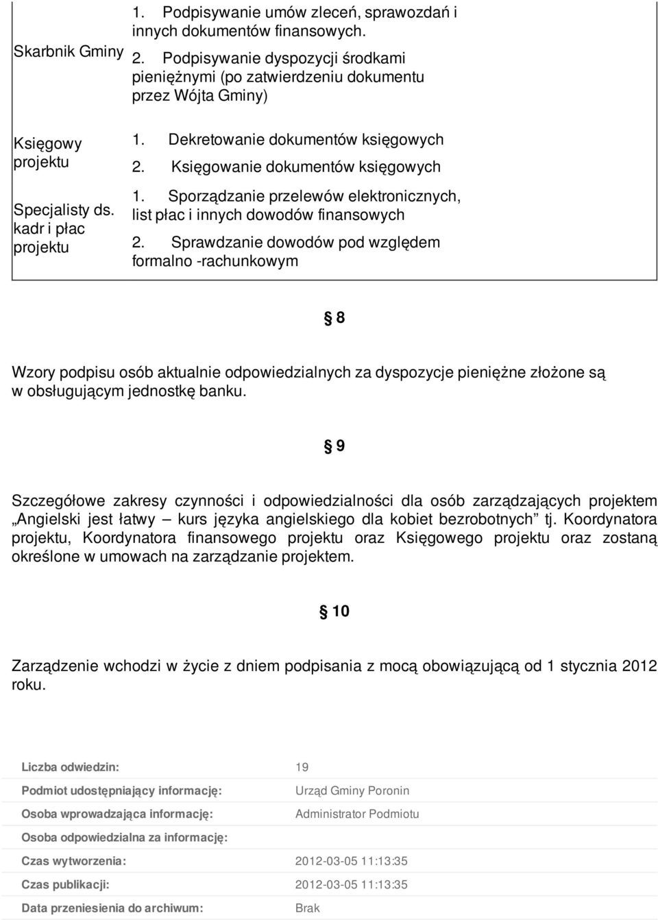 Księgowanie dokumentów księgowych 1. Sporządzanie przelewów elektronicznych, list płac i innych dowodów finansowych 2.