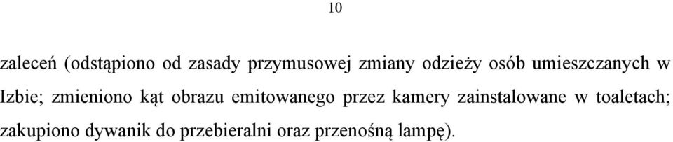 obrazu emitowanego przez kamery zainstalowane w