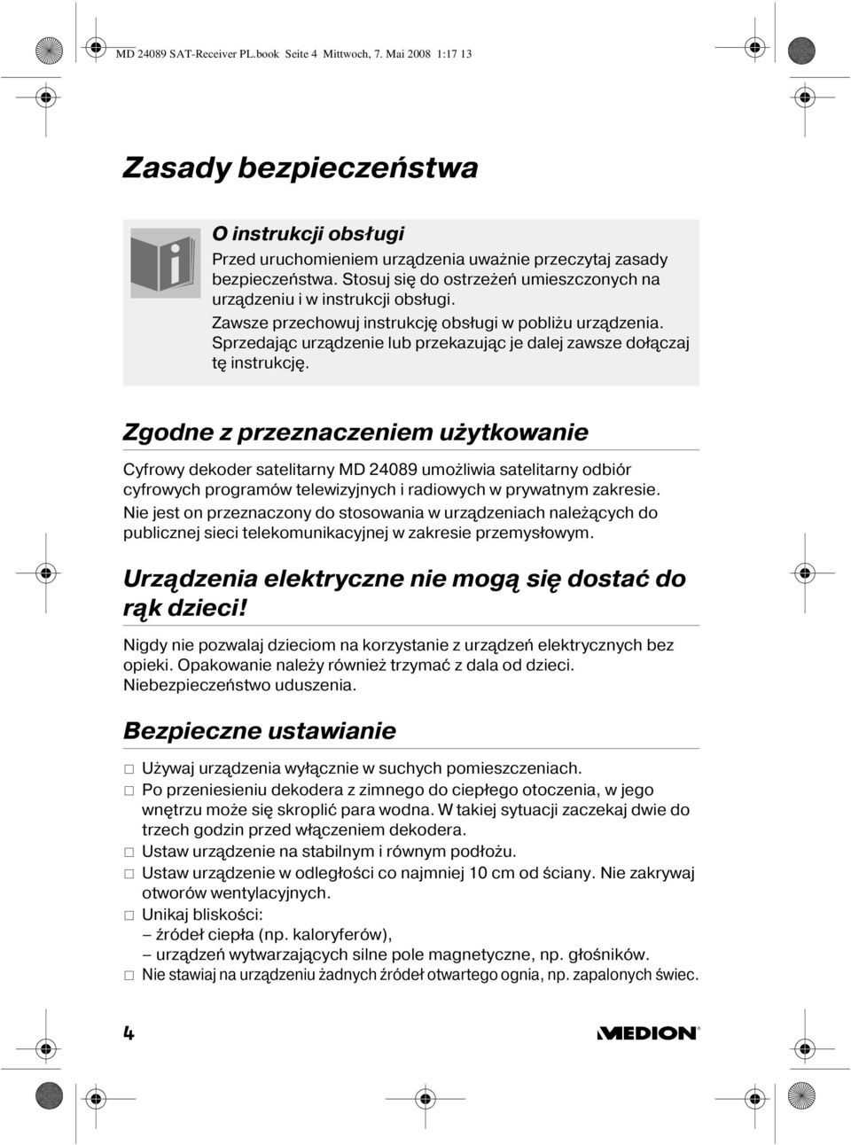 Sprzedając urządzenie lub przekazując je dalej zawsze dołączaj tę instrukcję.