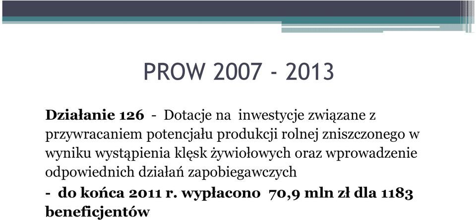 wystąpienia klęsk żywiołowych oraz wprowadzenie odpowiednich działań