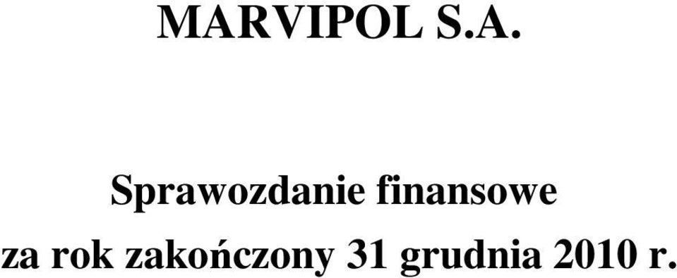 finansowe za rok