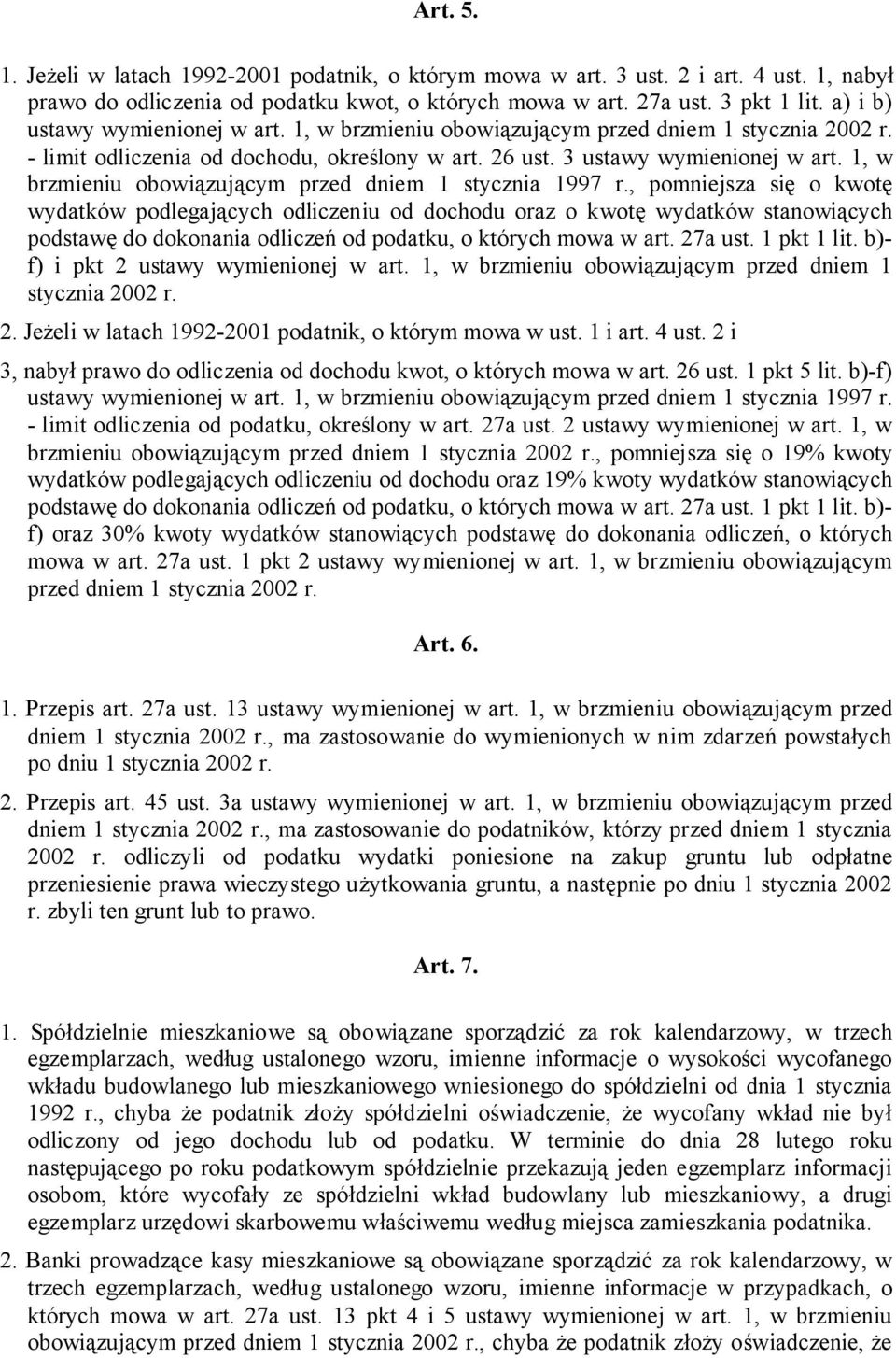 1, w brzmieniu obowiązującym przed dniem 1 stycznia 1997 r.