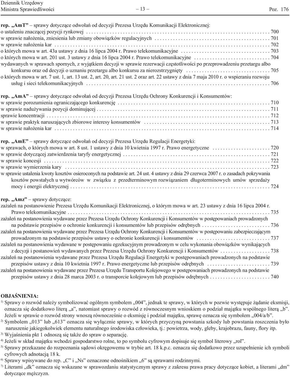 .. 703 o których mowa w art. 201 ust. 3 ustawy z dnia 16 lipca 2004 r. Prawo telekomunikacyjne.