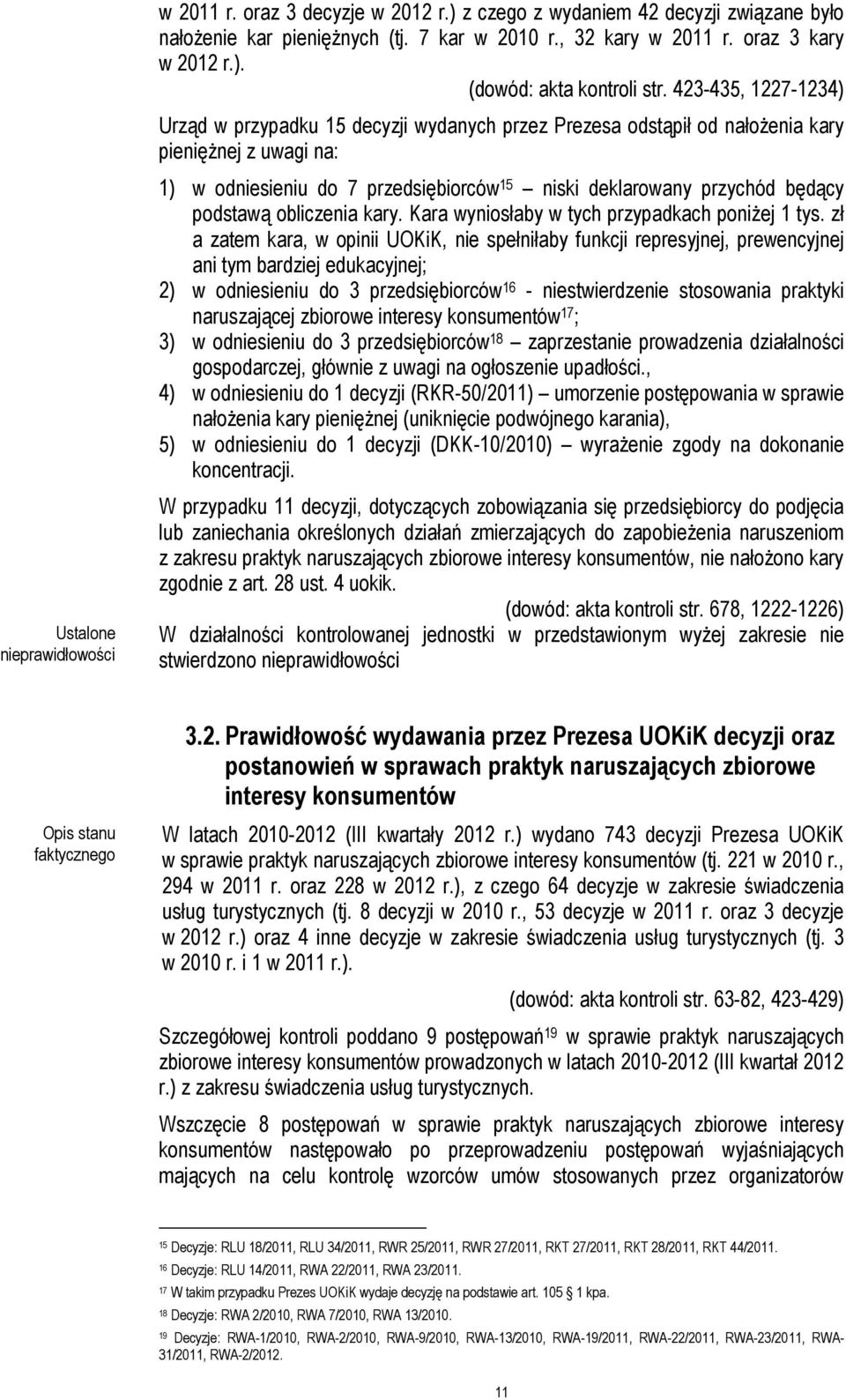 podstawą obliczenia kary. Kara wyniosłaby w tych przypadkach poniżej 1 tys.