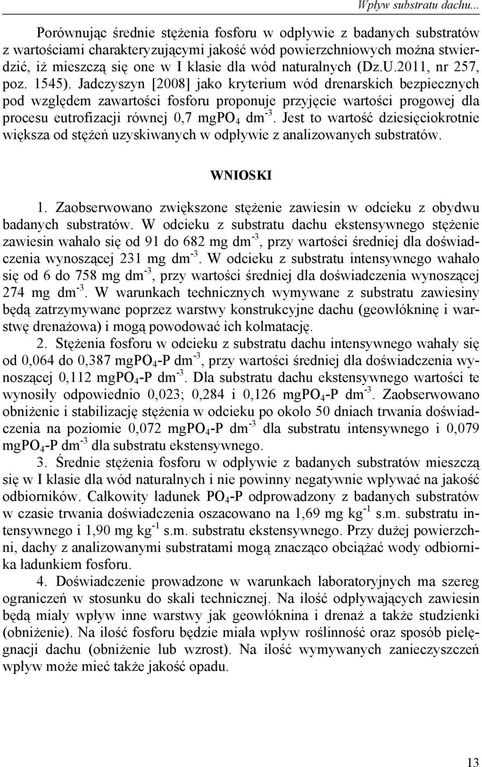 naturalnych (Dz.U.2011, nr 257, poz. 1545).