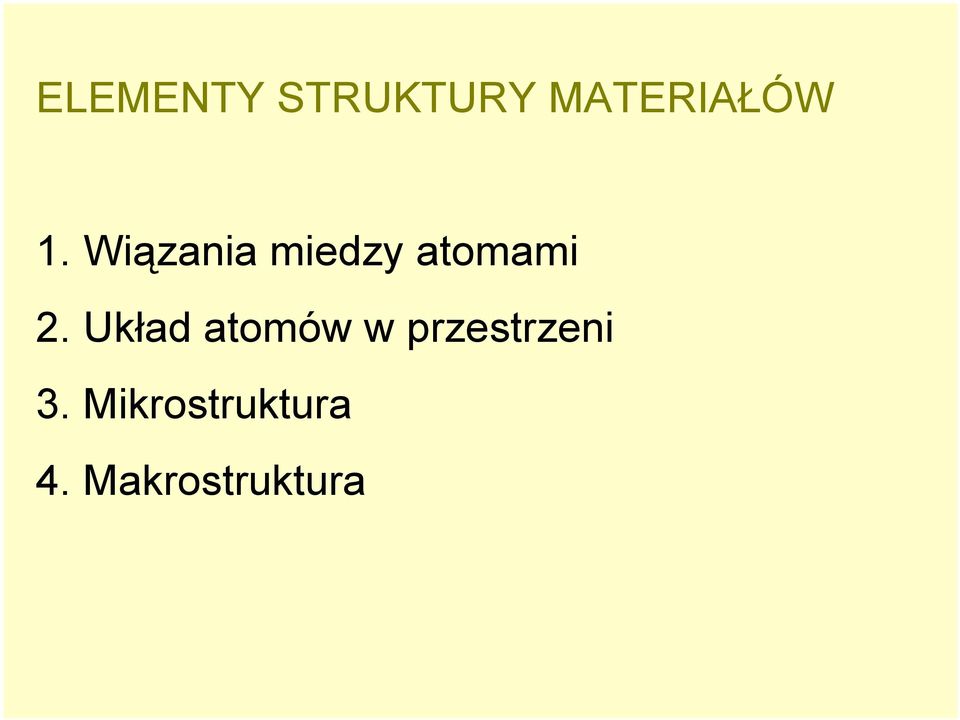 Układ atomów w przestrzeni 3.