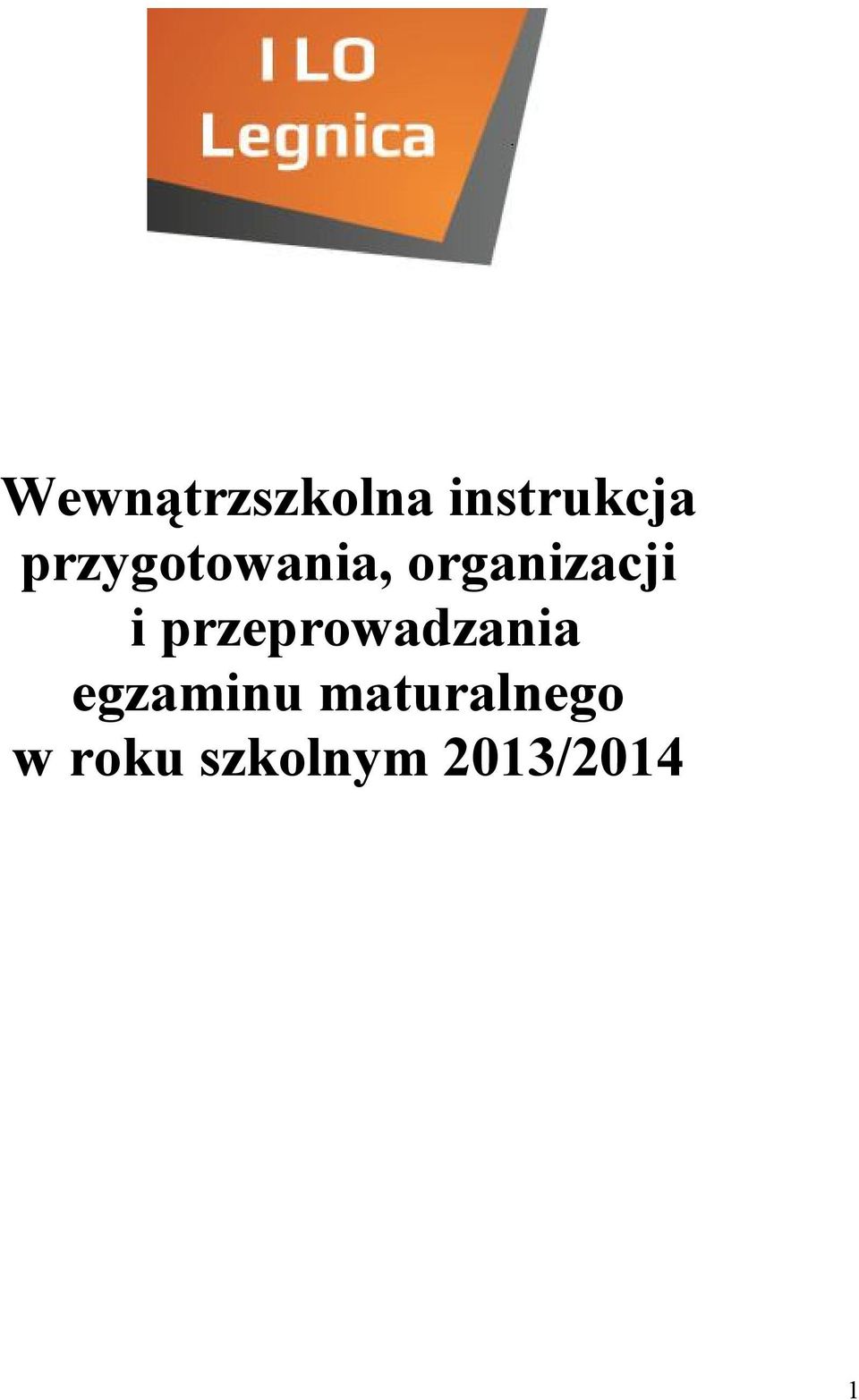 przeprowadzania egzaminu