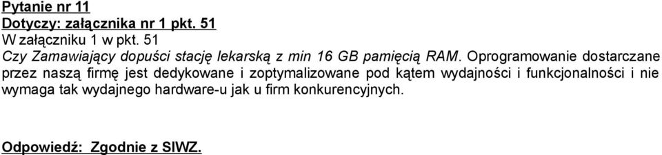 Oprogramowanie dostarczane przez naszą firmę jest dedykowane i zoptymalizowane pod