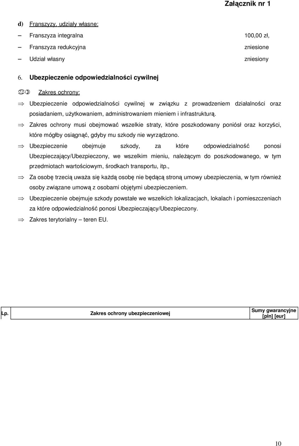 infrastrukturą. Zakres ochrony musi obejmować wszelkie straty, które poszkodowany poniósł oraz korzyści, które mógłby osiągnąć, gdyby mu szkody nie wyrządzono.