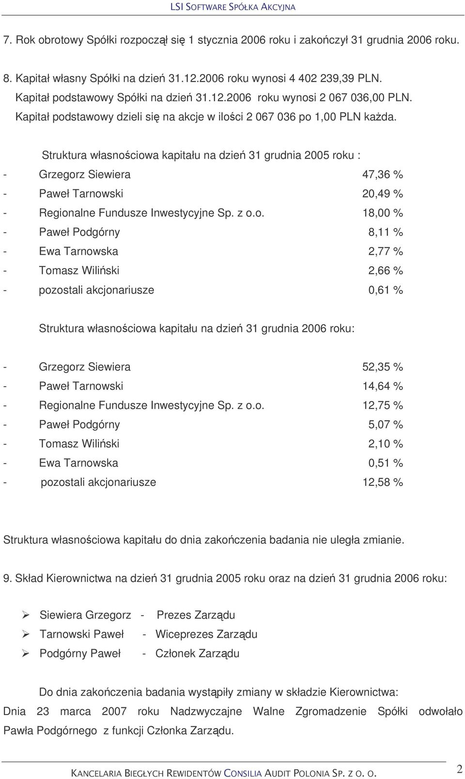 Struktura własnoc