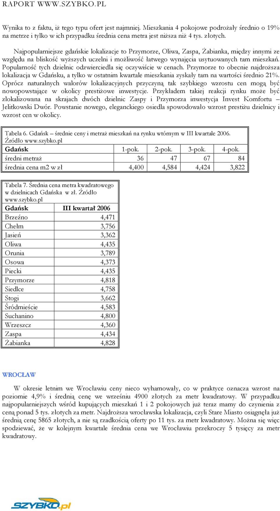 Popularność tych dzielnic odzwierciedla się oczywiście w cenach. Przymorze to obecnie najdroższa lokalizacja w Gdańsku, a tylko w ostatnim kwartale mieszkania zyskały tam na wartości średnio 21%.