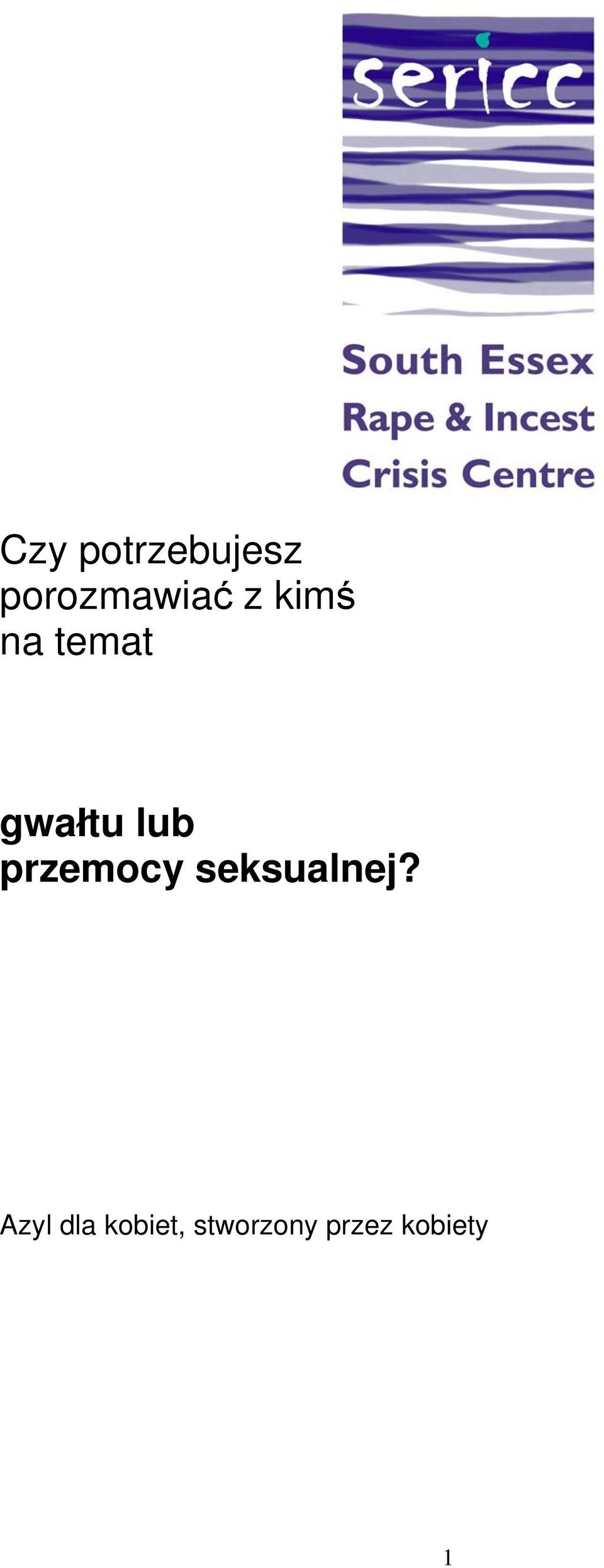 przemocy seksualnej?