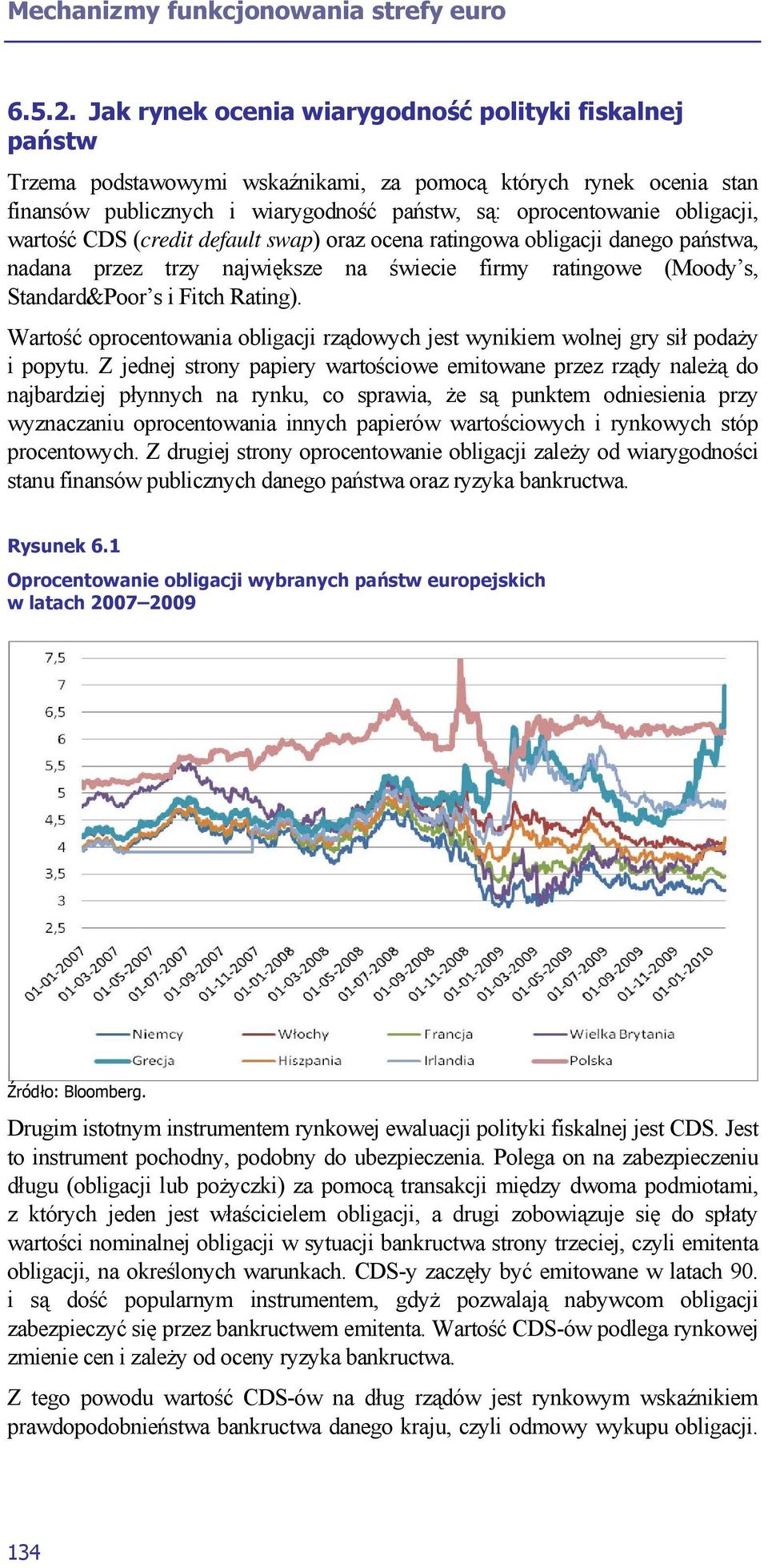 wartość CDS (credit default swap) oraz ocena ratingowa obligacji danego państwa, nadana przez trzy największe na świecie firmy ratingowe (Moody s, Standard&Poor s i Fitch Rating).