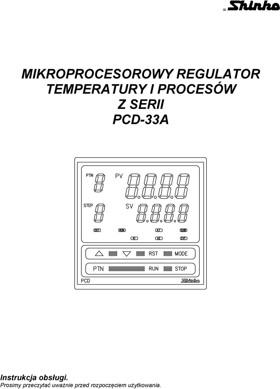 PCD-33A Instrukcja obsługi.