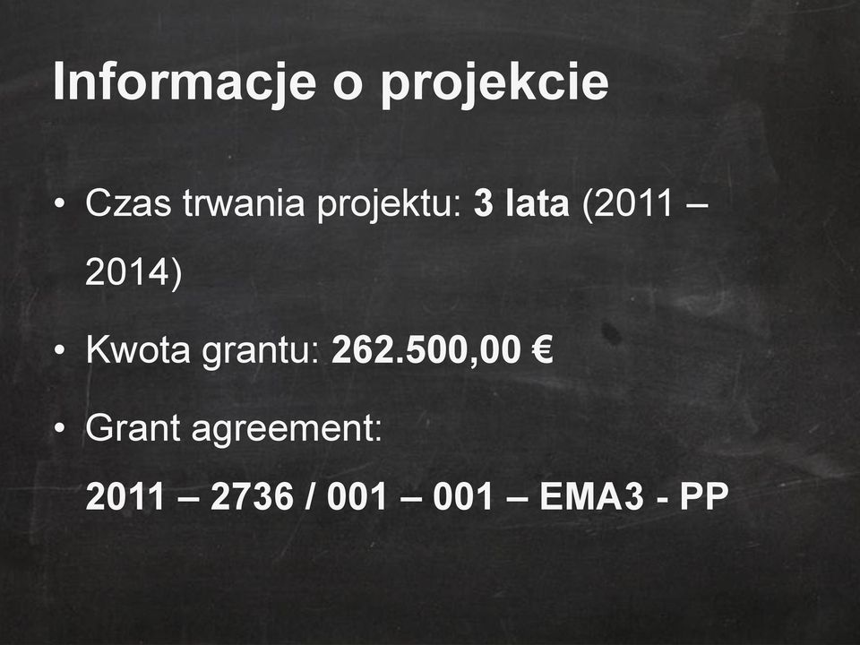 2014) Kwota grantu: 262.