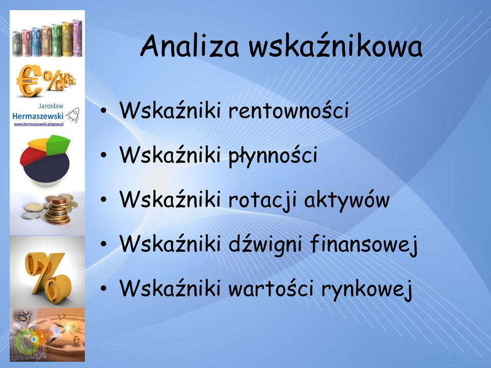 Wskaźniki rotacji aktywów Wskaźniki