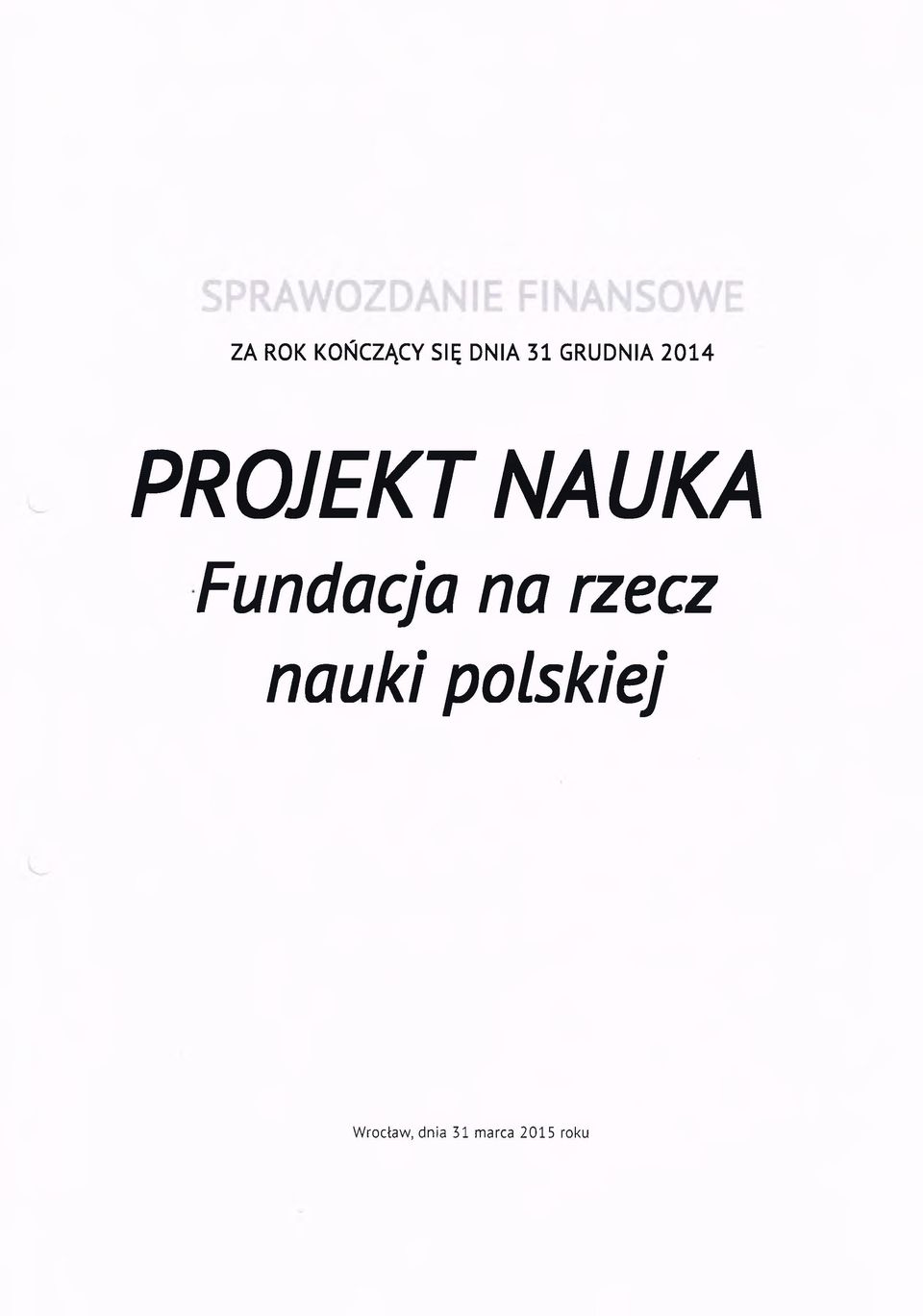 Fundacja na rzecz nauki