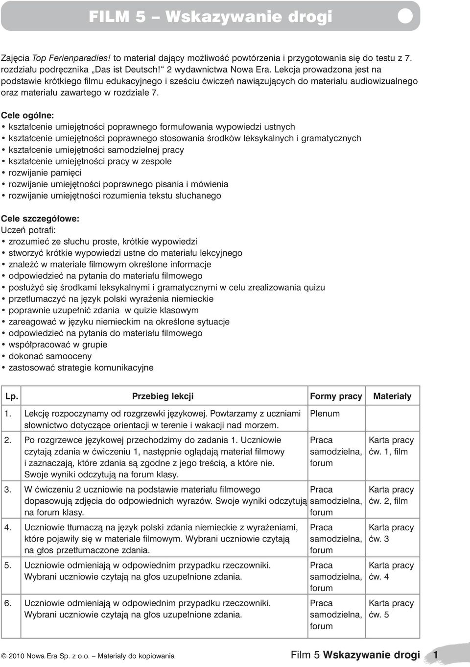 Cele ogólne: kszta cenie umiej tnoêci poprawnego formu owania wypowiedzi ustnych kszta cenie umiej tnoêci poprawnego stosowania Êrodków leksykalnych i gramatycznych kszta cenie umiej tnoêci