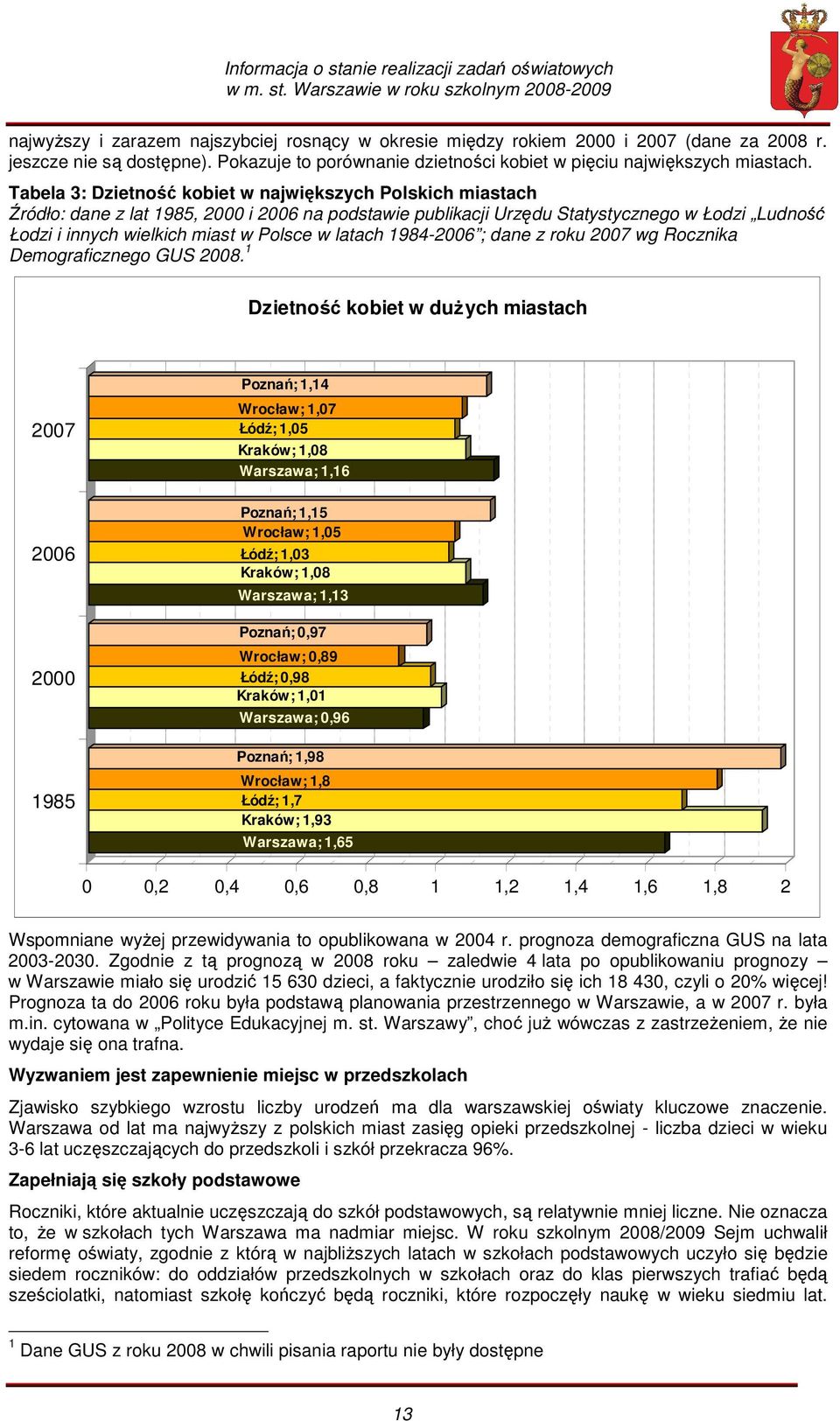 latach 1984-2006 ; dane z roku 2007 wg Rocznika Demograficznego GUS 2008.