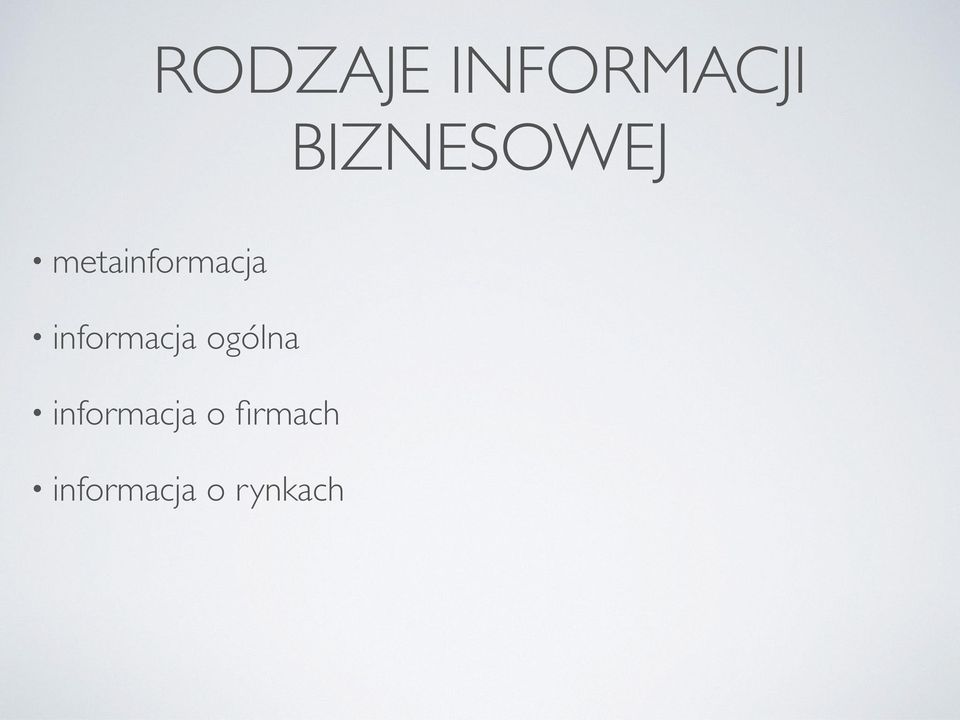 informacja ogólna