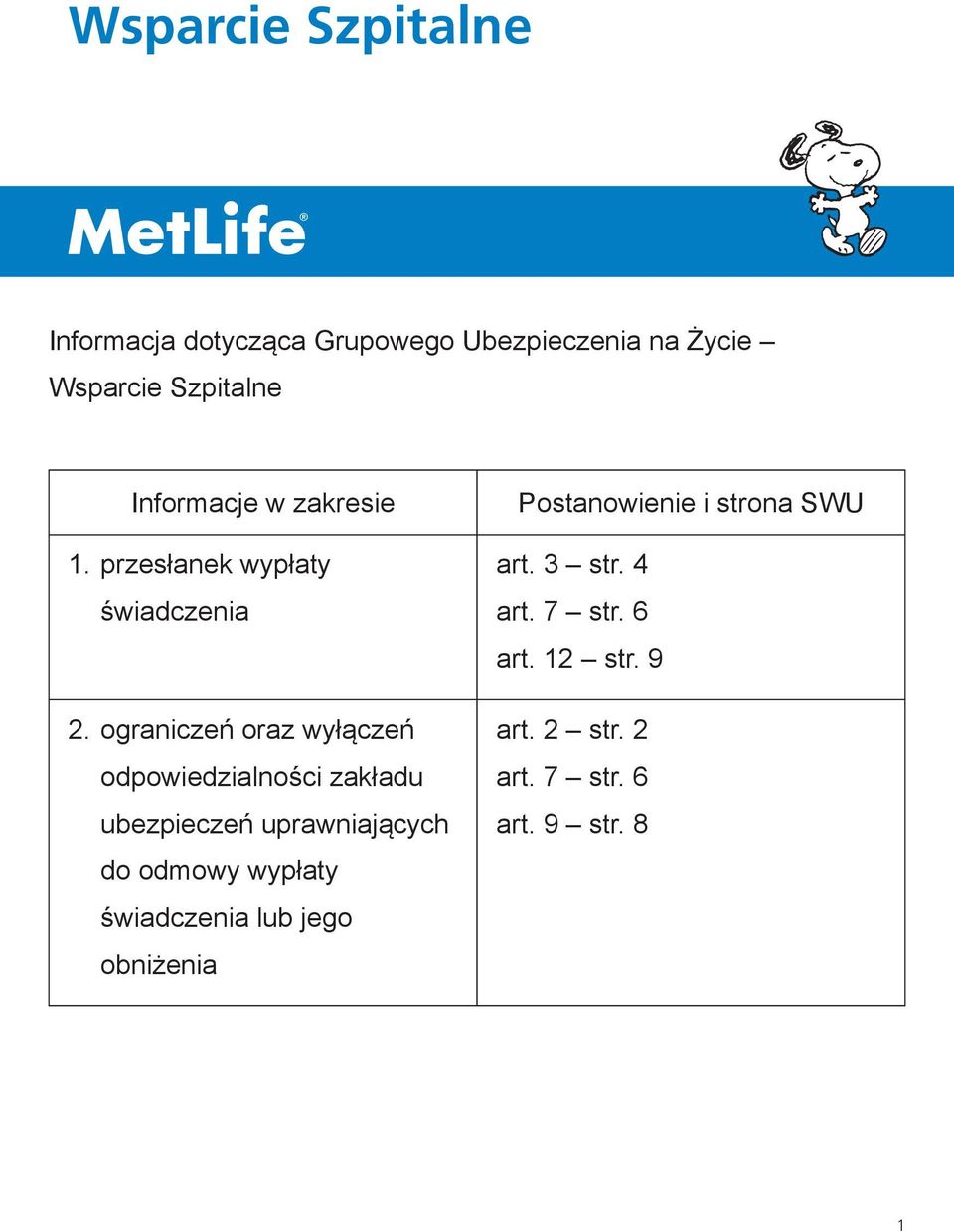 ograniczeń oraz wyłączeń odpowiedzialności zakładu ubezpieczeń uprawniających do odmowy