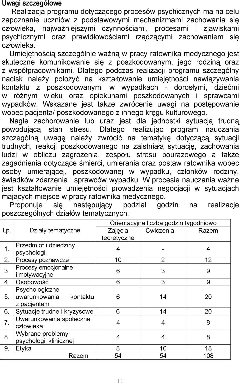 Umiejętnością szczególnie ważną w pracy ratownika medycznego jest skuteczne komunikowanie się z poszkodowanym, jego rodziną oraz z współpracownikami.