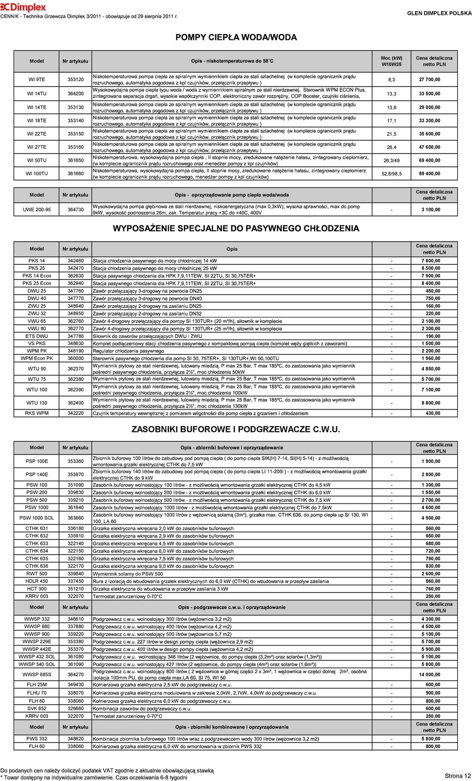 347760-450,00 DWU 40 347770-750,00 ZWU 25 348940-160,00 ZWU 32 348950-220,00 VWU 65 362760-2 100,00 VWU 80 362770-2 300,00 ETS DWU 347780-190,00 VS PKS 348630-1 500,00 WPM PK 348190-2 200,00 WPM Econ