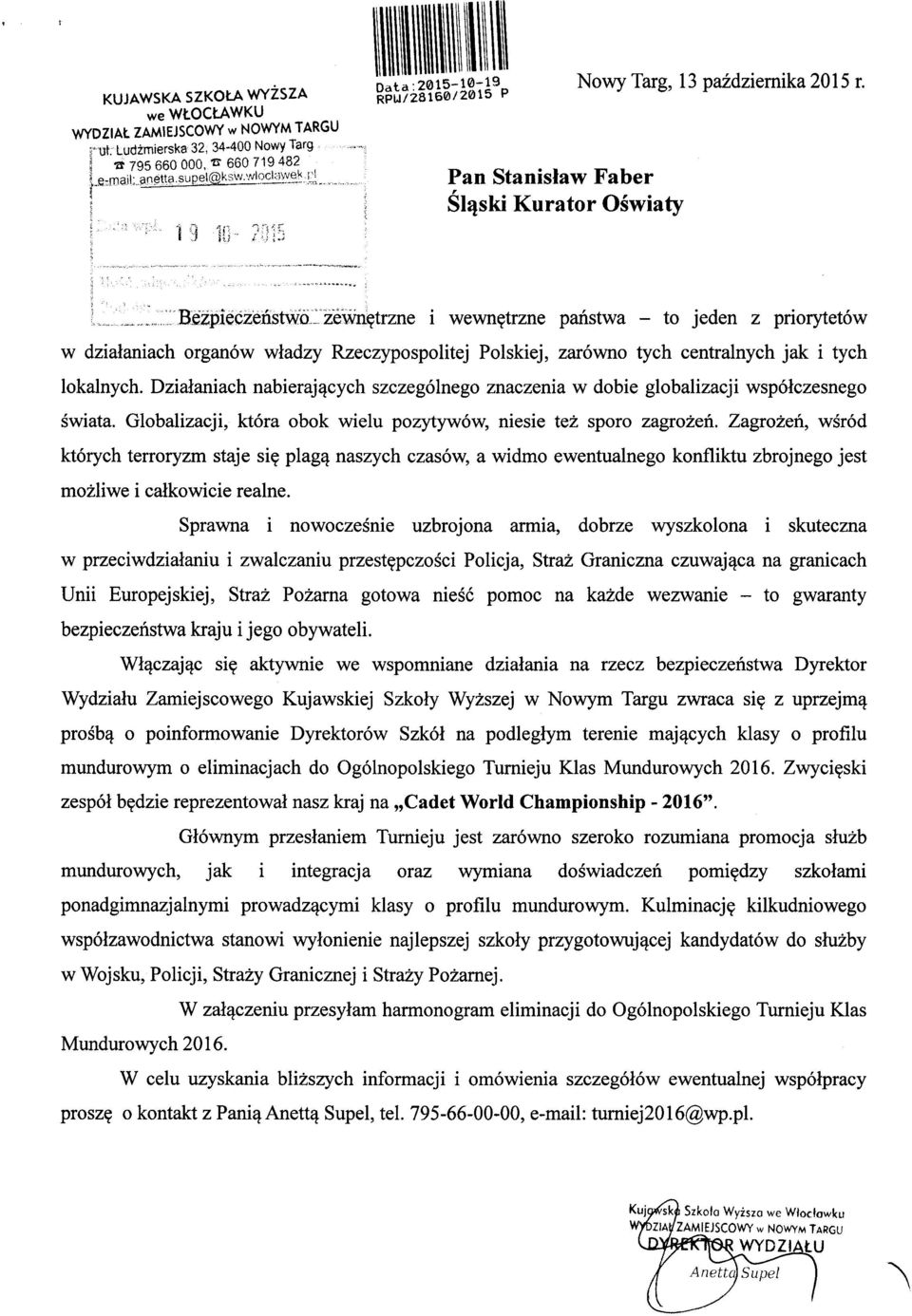 .. BezpieczenstwQ rzewni^trzne i wewn^trzne panstwa - to jeden z priorytetow w dzialaniach organow wiadzy Rzeczypospolitej Polskiej, zarowno tych centralnych jak i tych lokalnych.